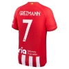 Maillot de Supporter Atlético Madrid Griezmann 7 Domicile 2023-24 Pour Homme